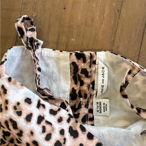 Janie and jack leopard short romper - Picture 5 of 6